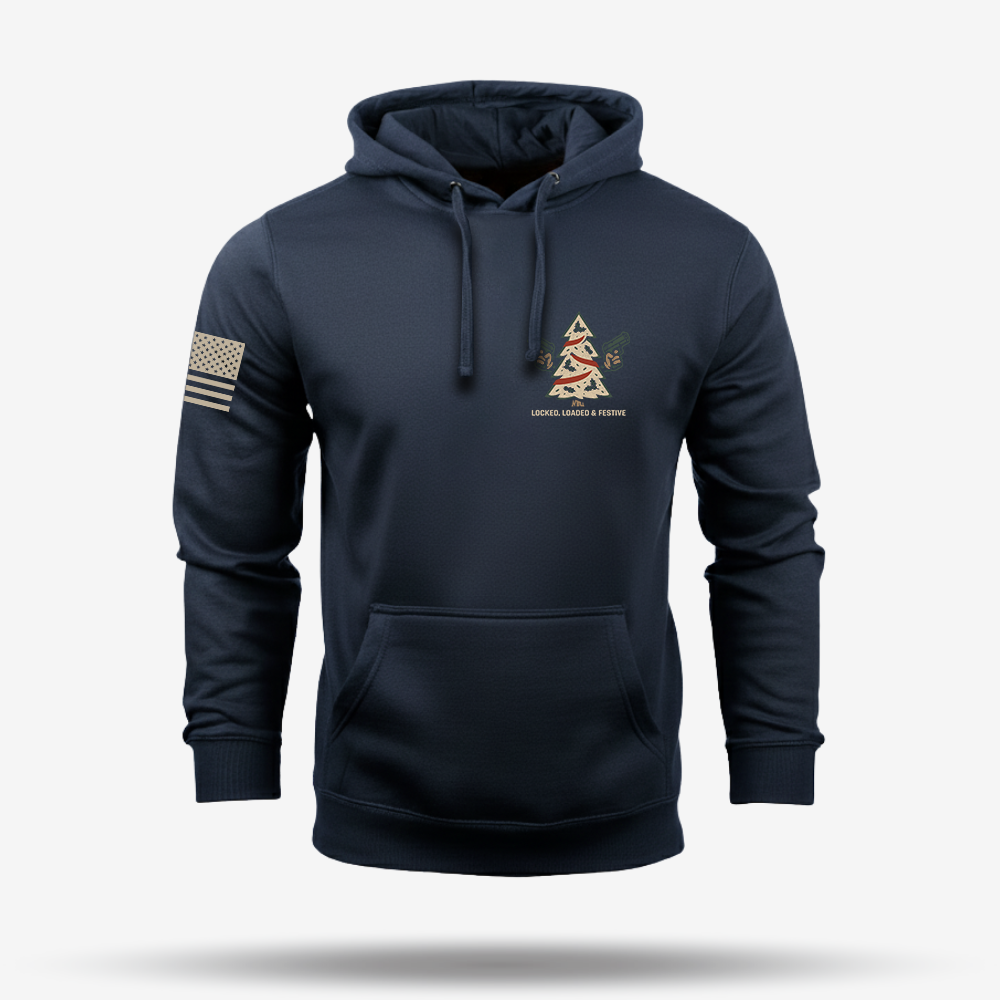 Locked, Loaded & Festive Hoodie