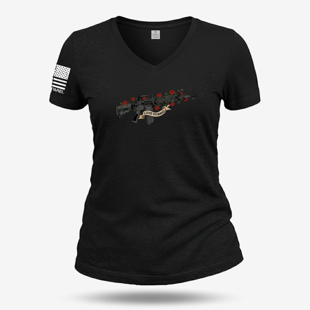 Love To Bang Women's V-Neck