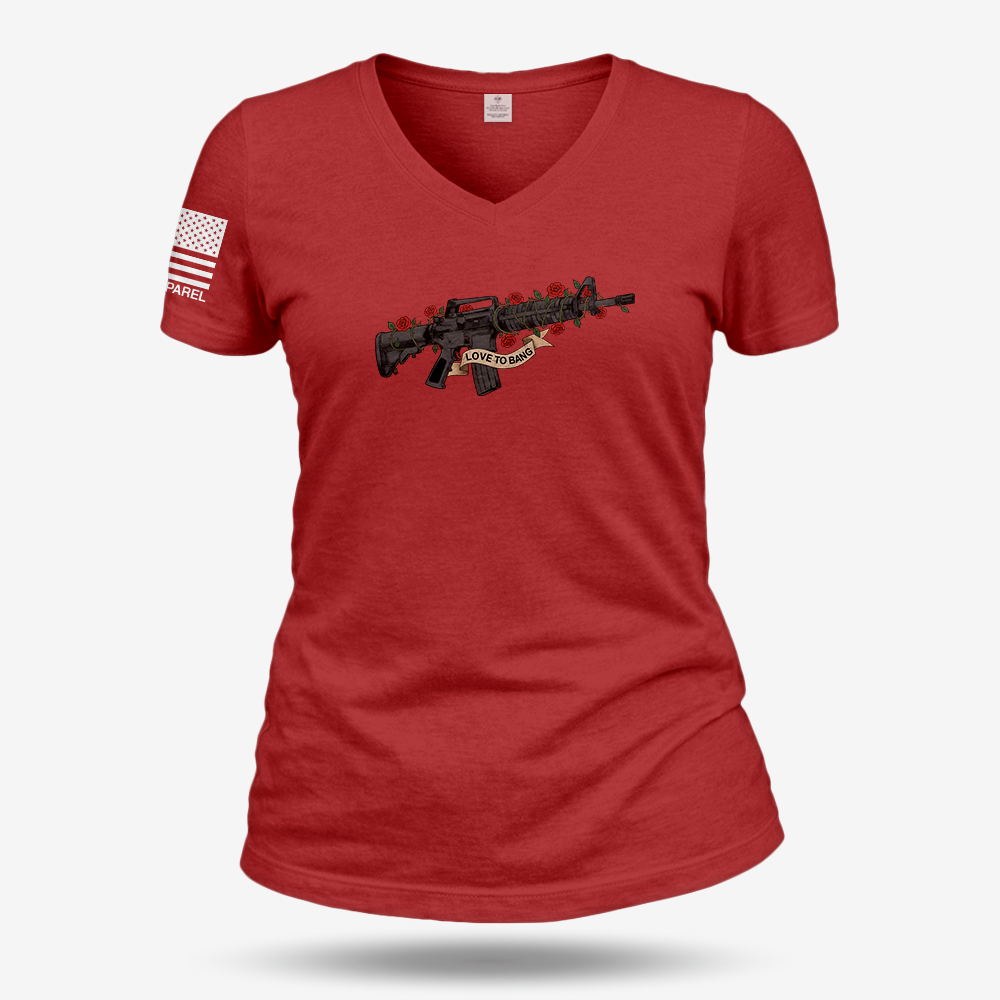Love To Bang Women's V-Neck