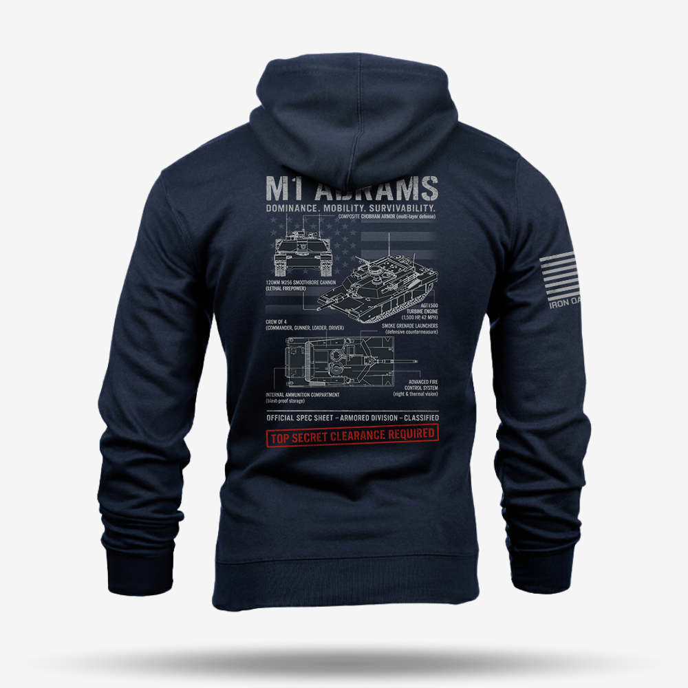 M1 Abrams Schematic Hoodie