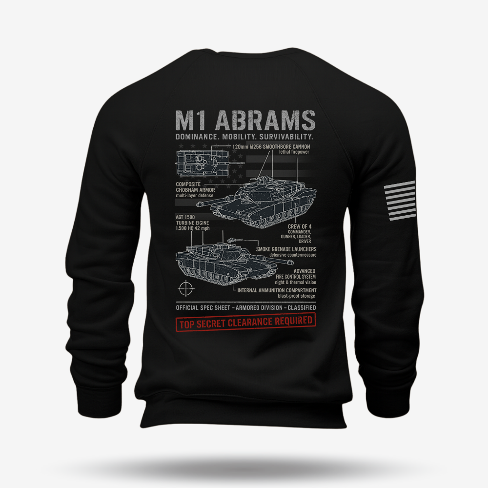 M1 Abrams Schematic Sweatshirt