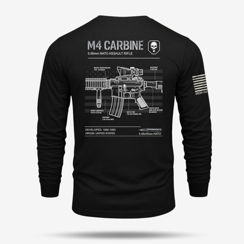 M4 Carbine Schematic Long Sleeve