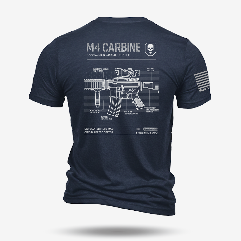M4 Carbine Schematic T Shirt