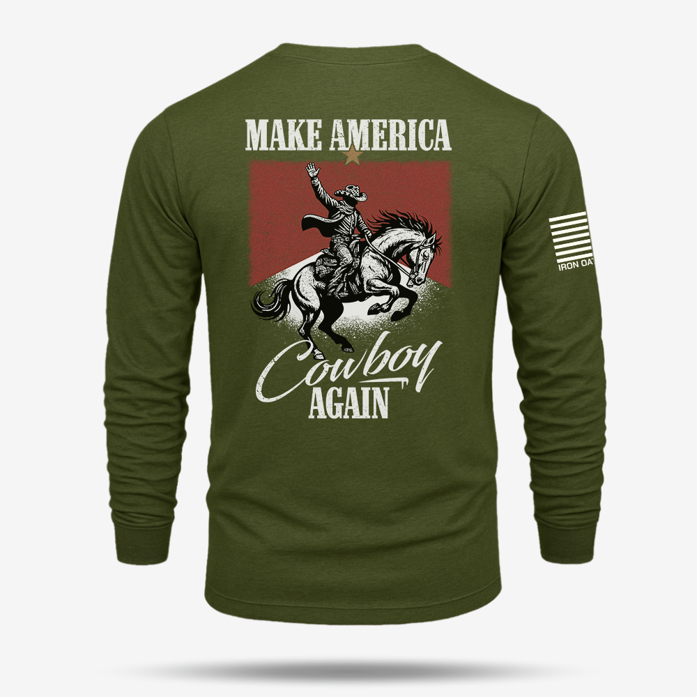 Make America Cowboy Again Long Sleeve
