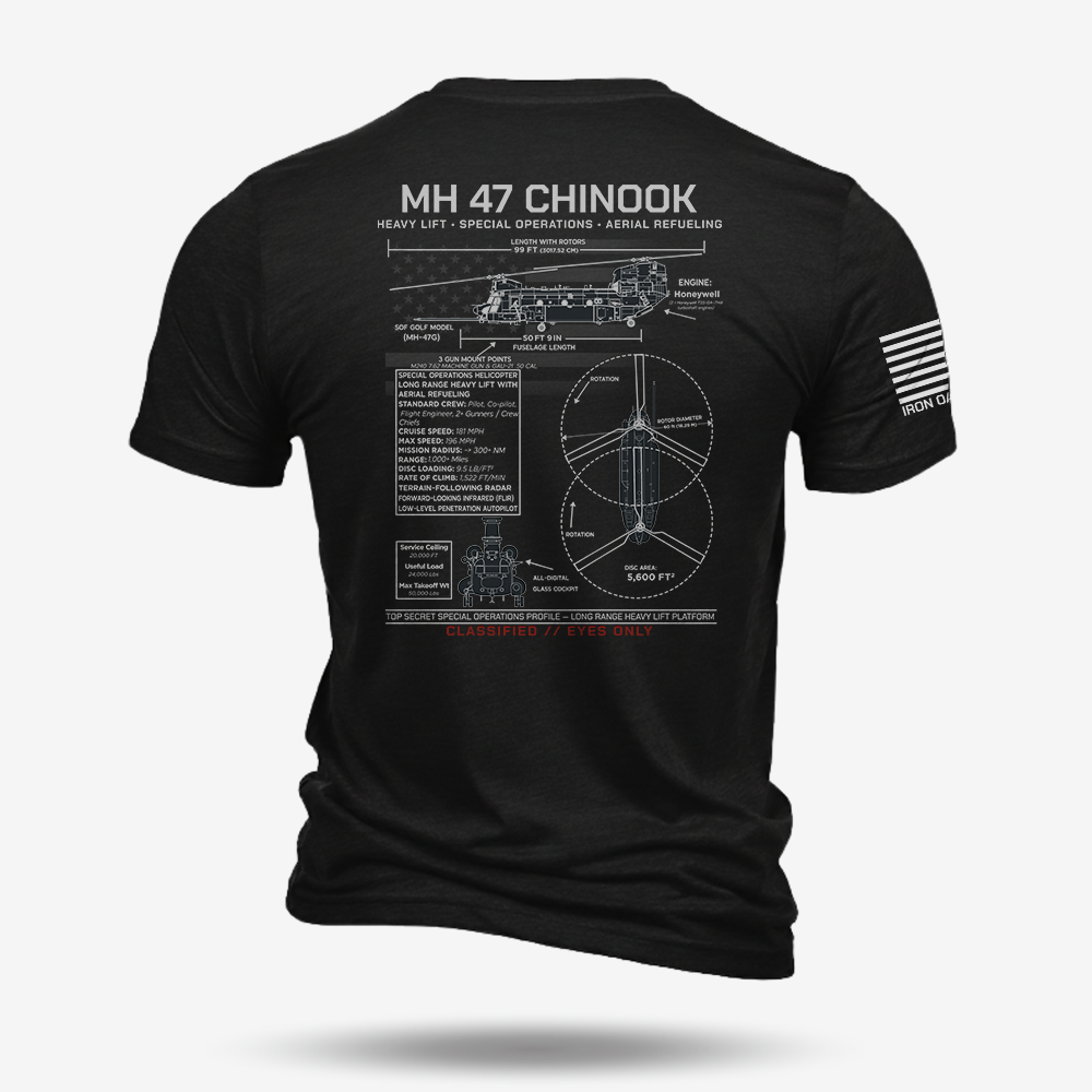 MH 47 Schematic T Shirt