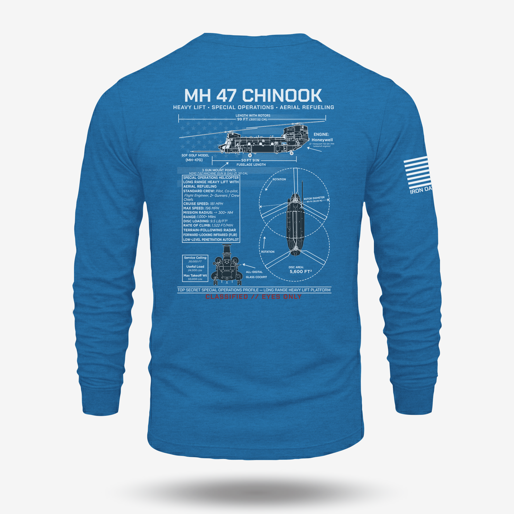 MH 47 Schematic Long Sleeve