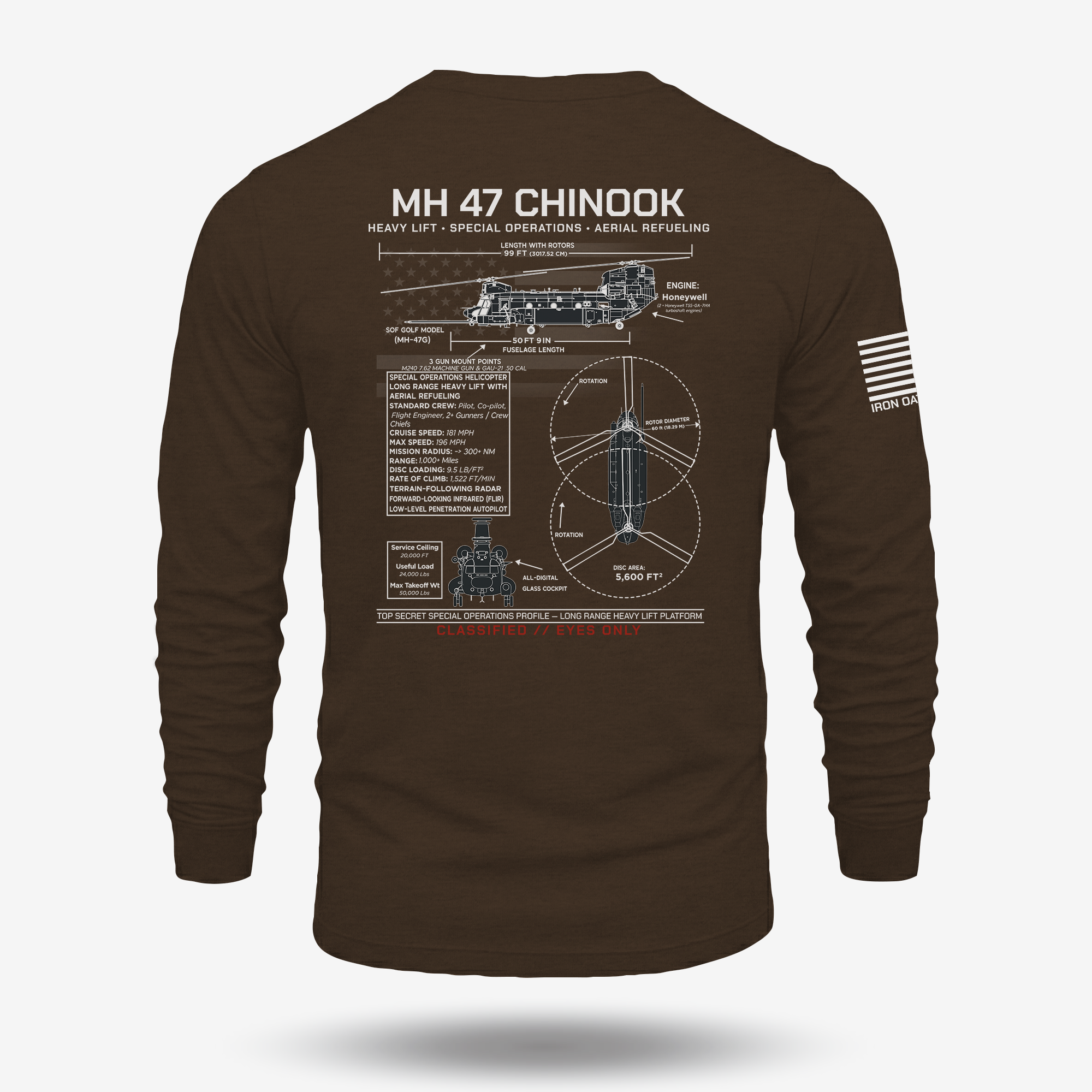 MH 47 Schematic Long Sleeve