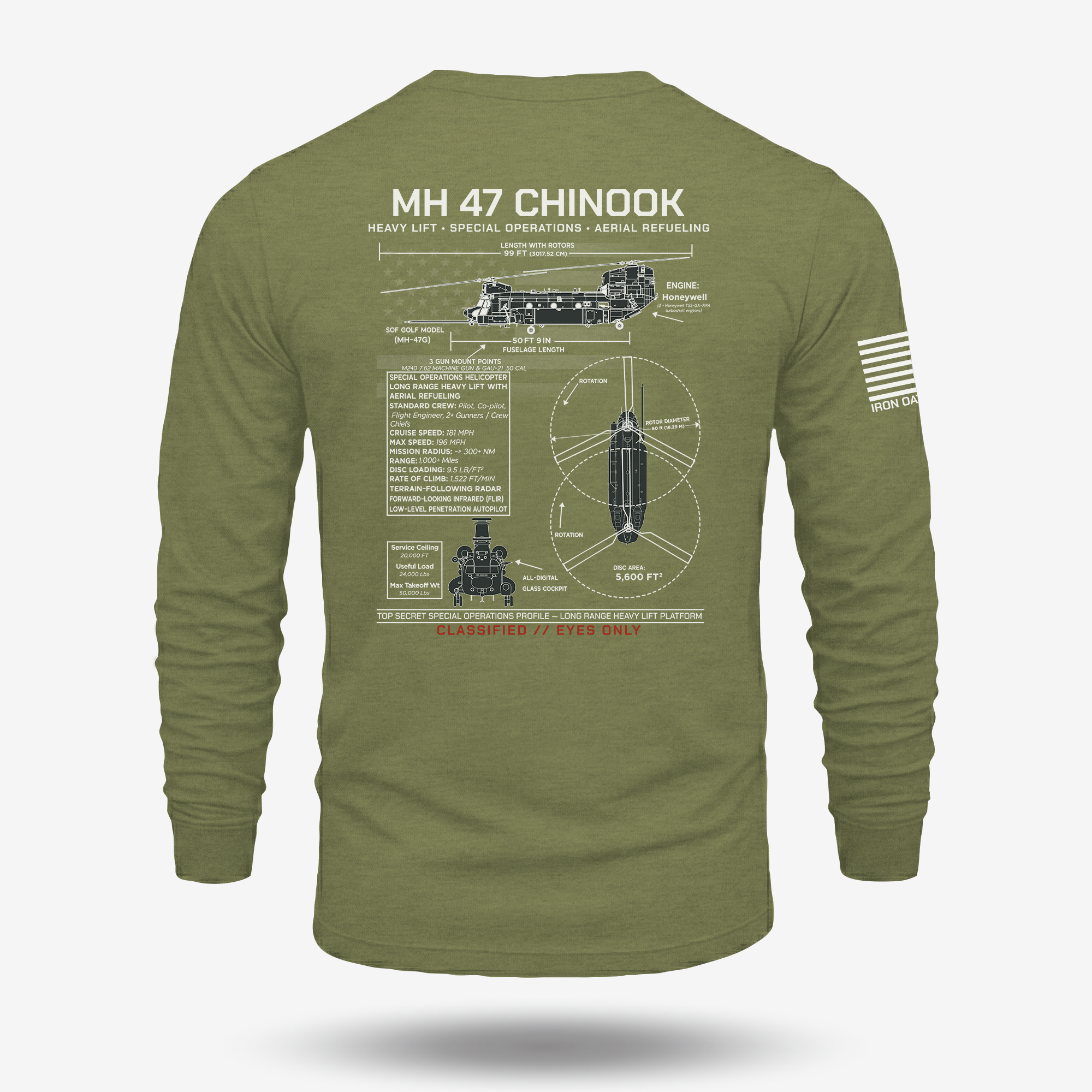 MH 47 Schematic Long Sleeve