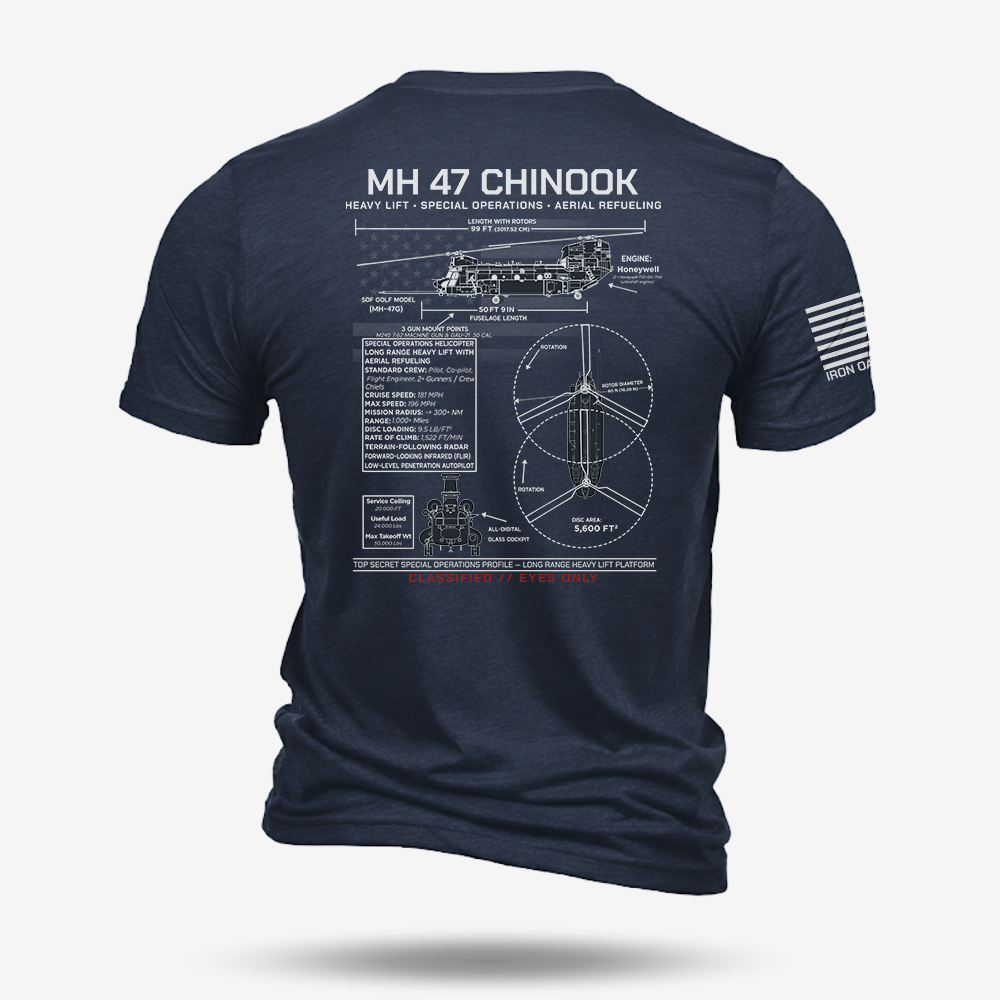 MH 47 Schematic T Shirt