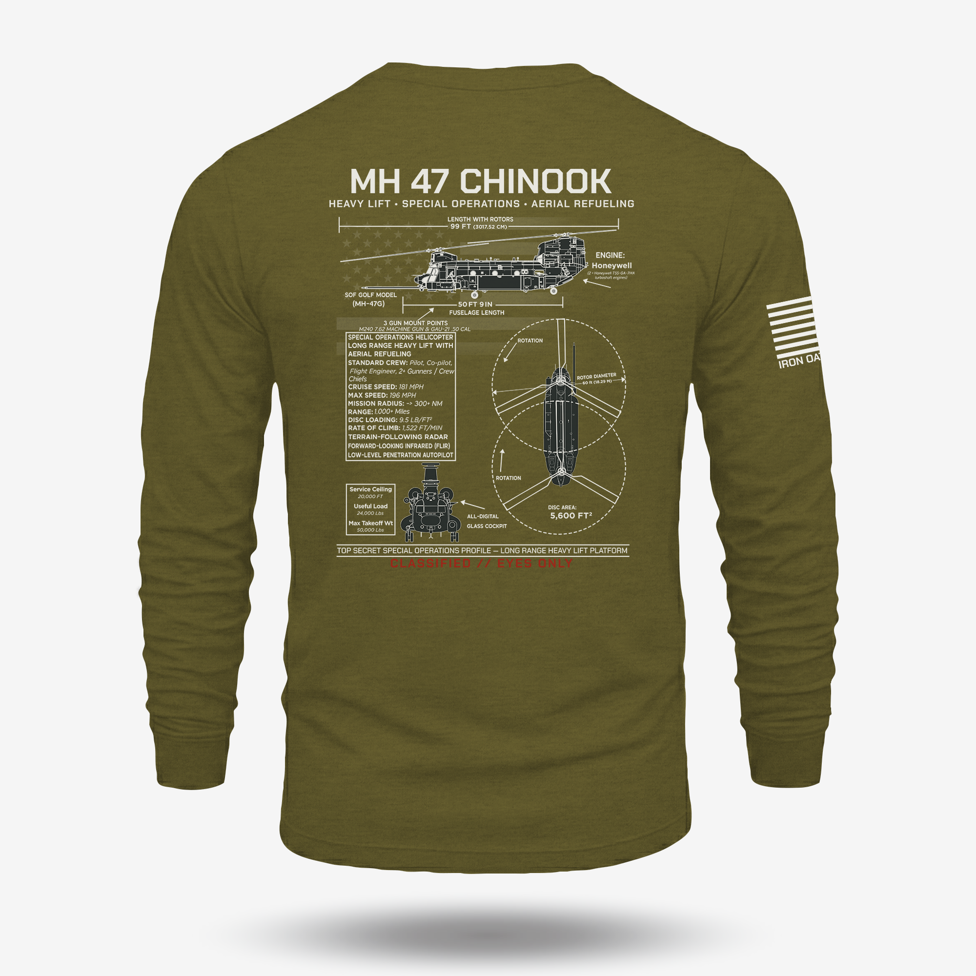 MH 47 Schematic Long Sleeve