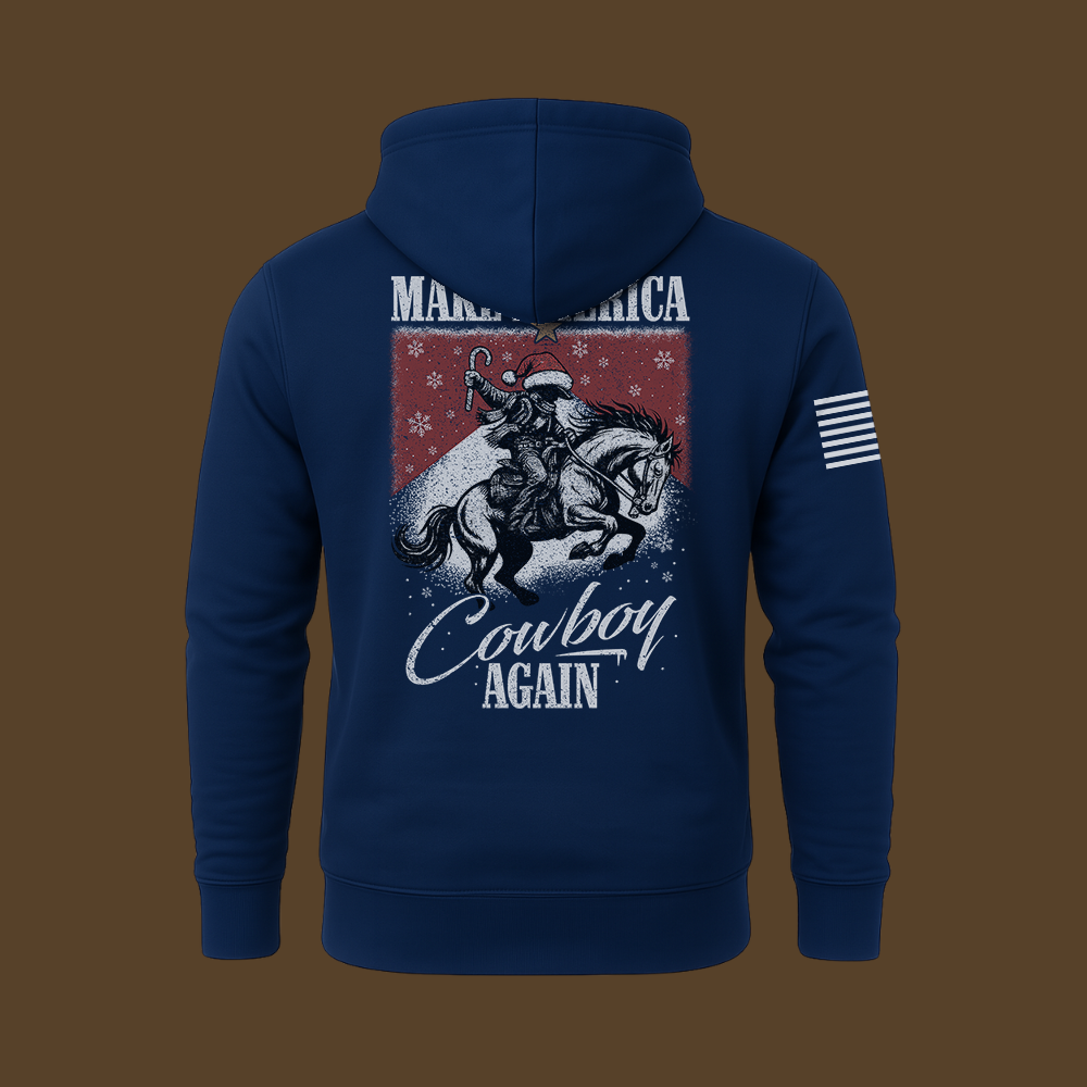 Make America Cowboy Again – Christmas Edition Hoodie
