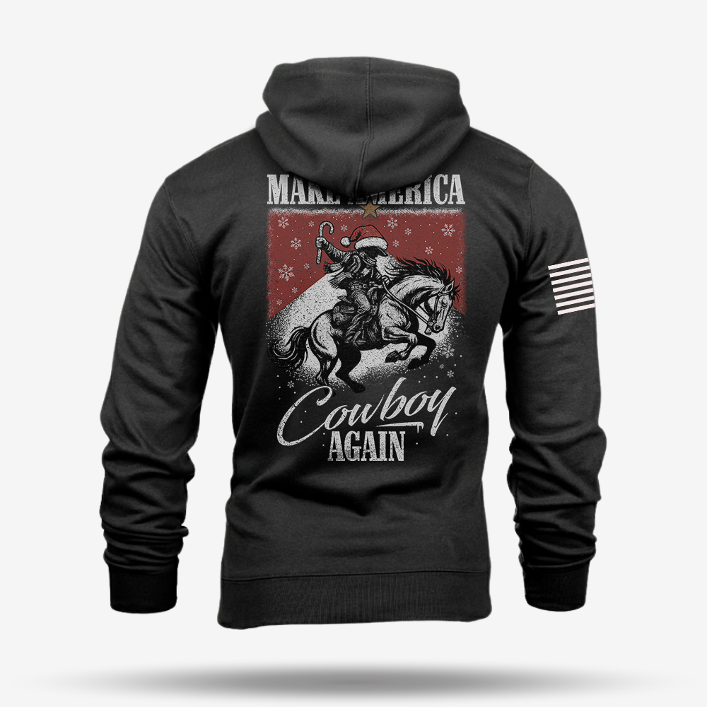 Make America Cowboy Again – Christmas Edition Hoodie