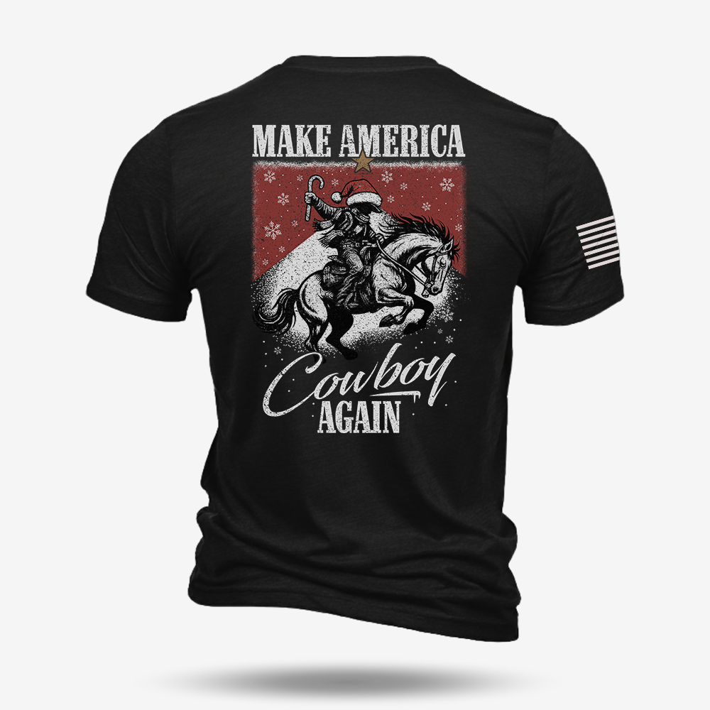Make America Cowboy Again – Christmas Edition T Shirt