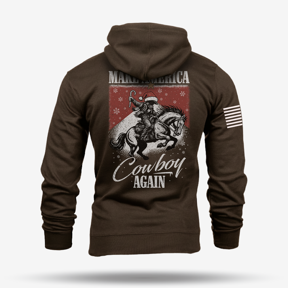 Make America Cowboy Again – Christmas Edition Hoodie