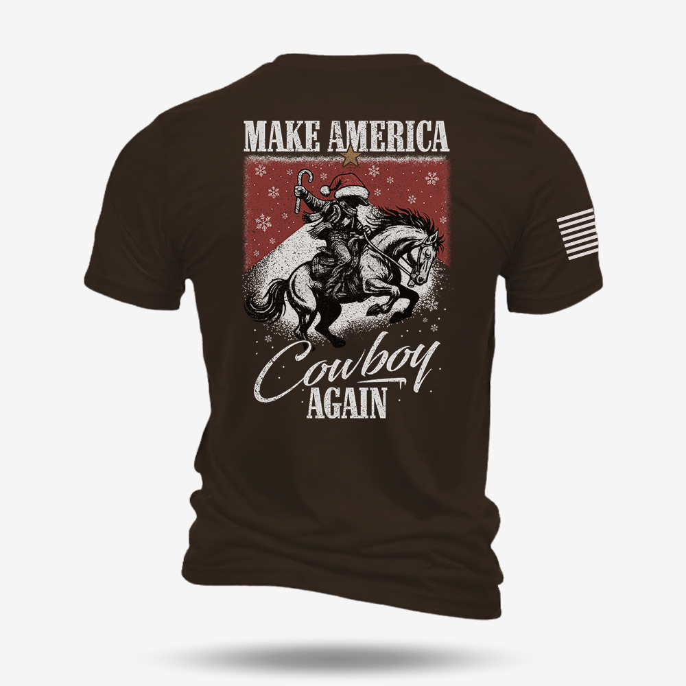 Make America Cowboy Again – Christmas Edition T Shirt