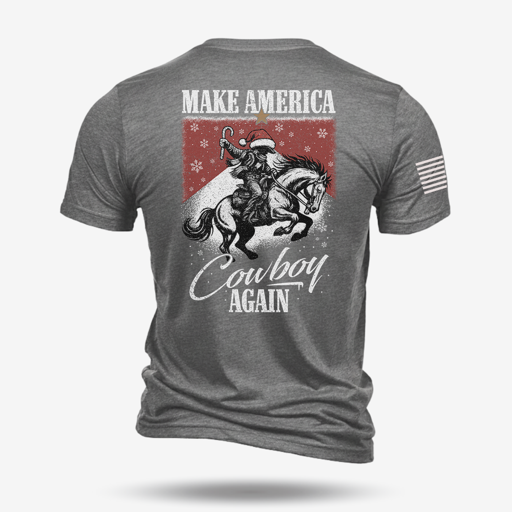 Make America Cowboy Again – Christmas Edition T Shirt