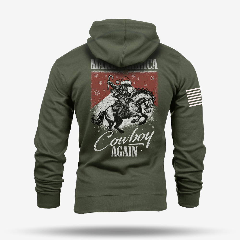 Make America Cowboy Again – Christmas Edition Hoodie