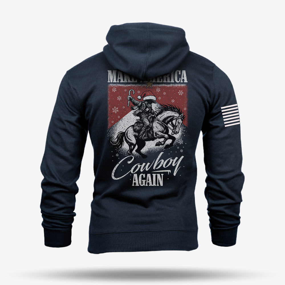 Make America Cowboy Again – Christmas Edition Hoodie