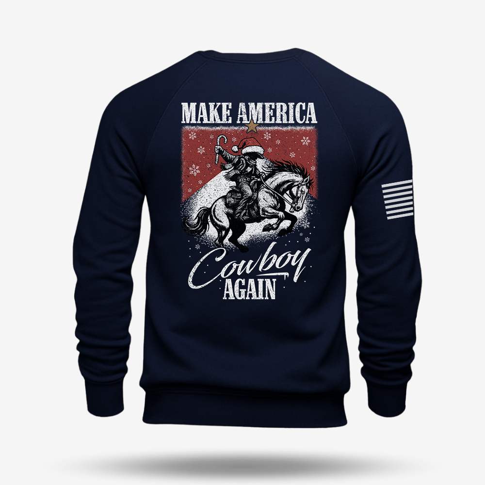 Make America Cowboy Again – Christmas Edition Sweatshirt