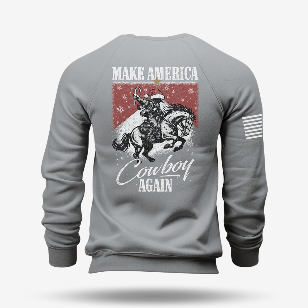 Make America Cowboy Again – Christmas Edition Sweatshirt