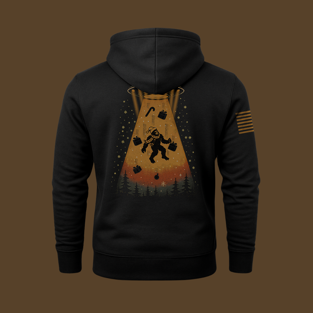 Merry Squatchmas Abduction Hoodie