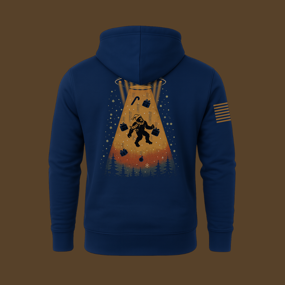 Merry Squatchmas Abduction Hoodie