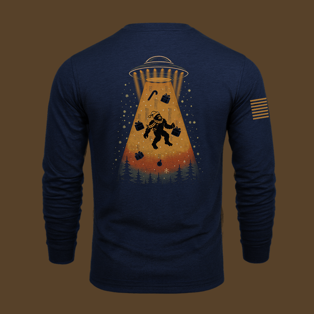 Merry Squatchmas Abduction Long Sleeve