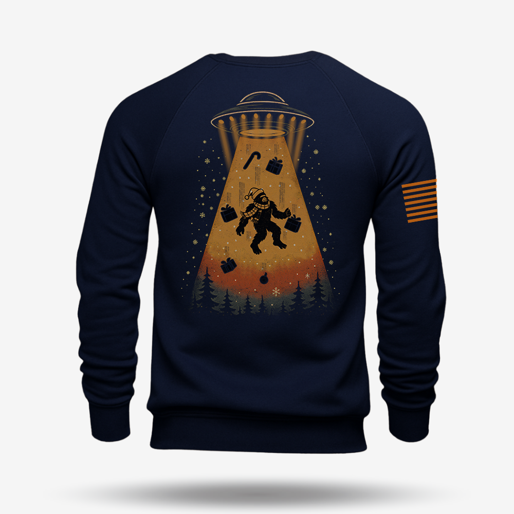 Merry Squatchmas Abduction Sweatshirt