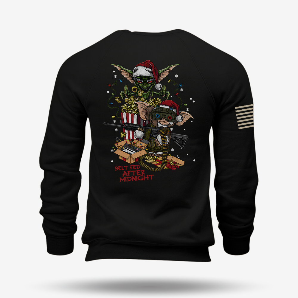 Midnight Belt-Fed Christmas Sweatshirt