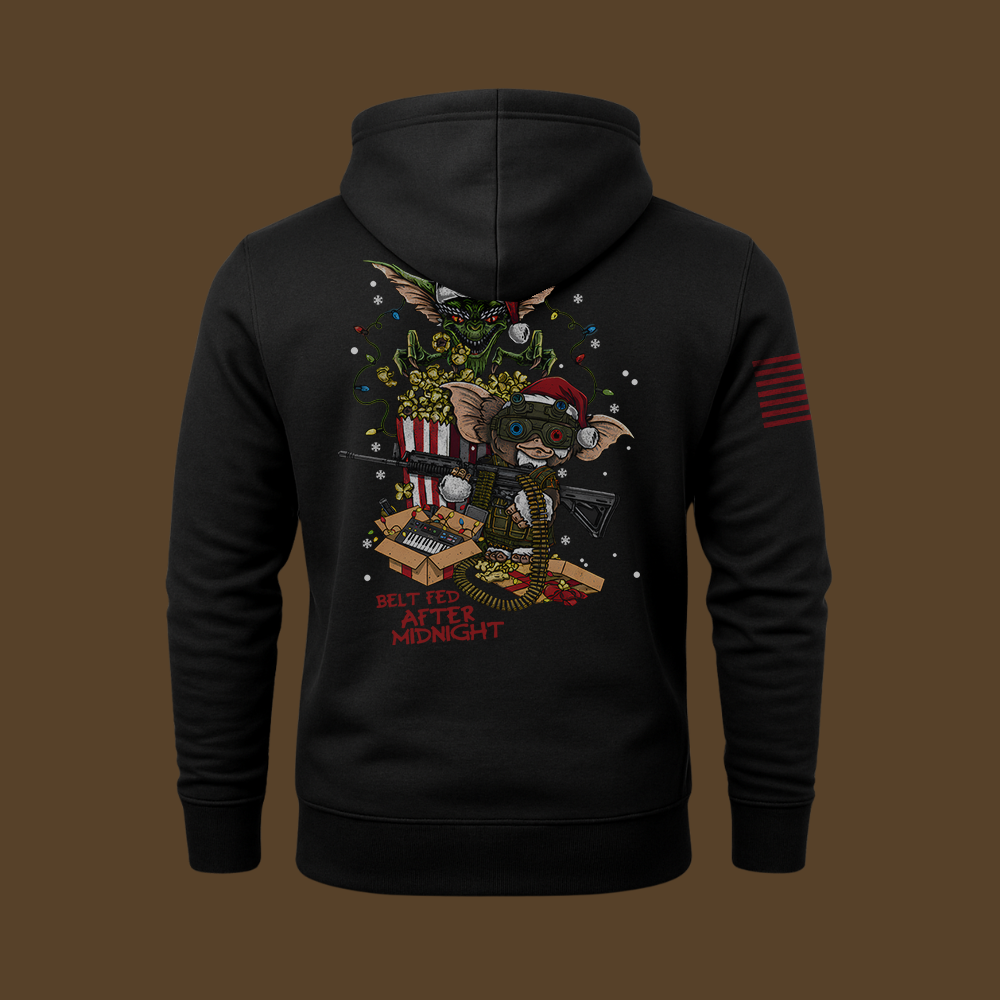 Midnight Belt-Fed Christmas Hoodie