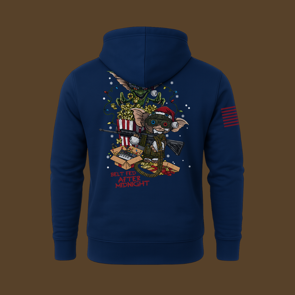 Midnight Belt-Fed Christmas Hoodie