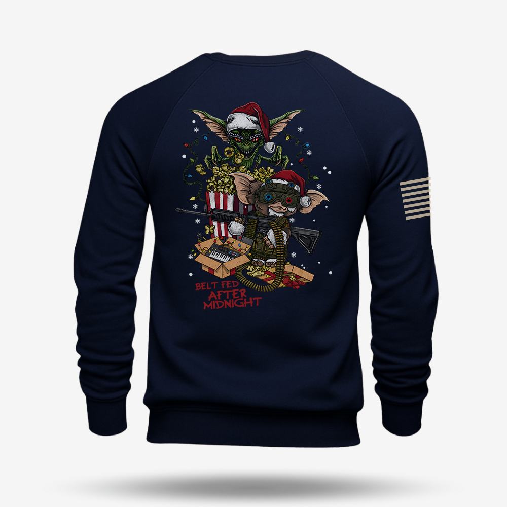 Midnight Belt-Fed Christmas Sweatshirt
