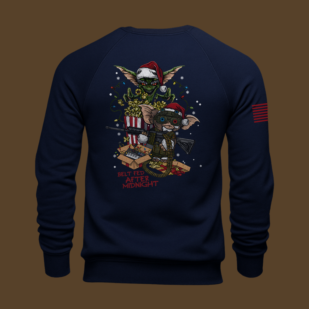 Midnight Belt-Fed Christmas Sweatshirt