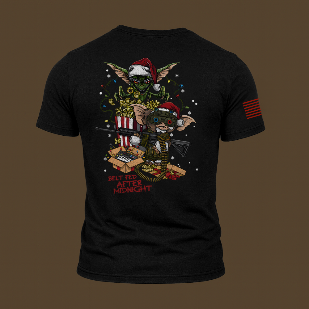 Midnight Belt-Fed Christmas T Shirt