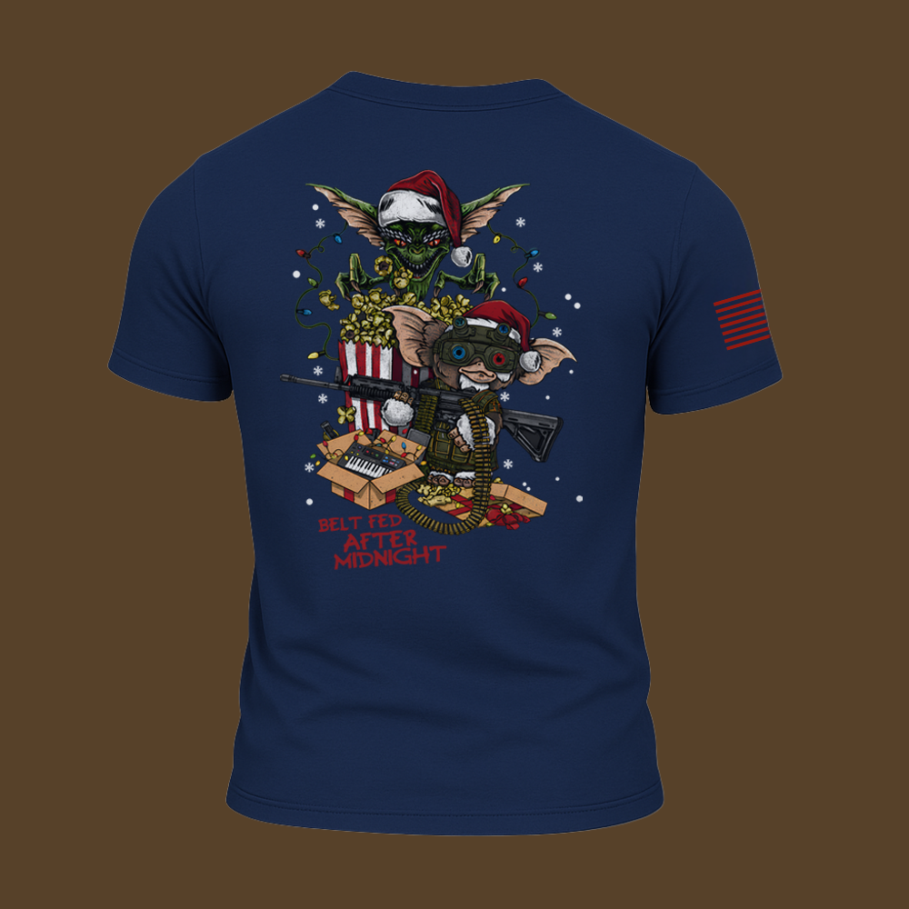 Midnight Belt-Fed Christmas T Shirt