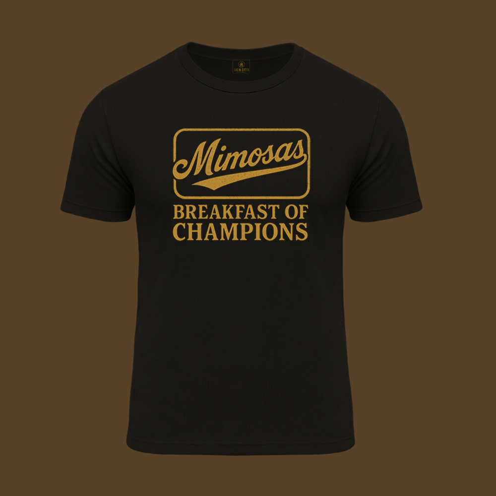 Mimosas Breakfash Of Champions T Shirt
