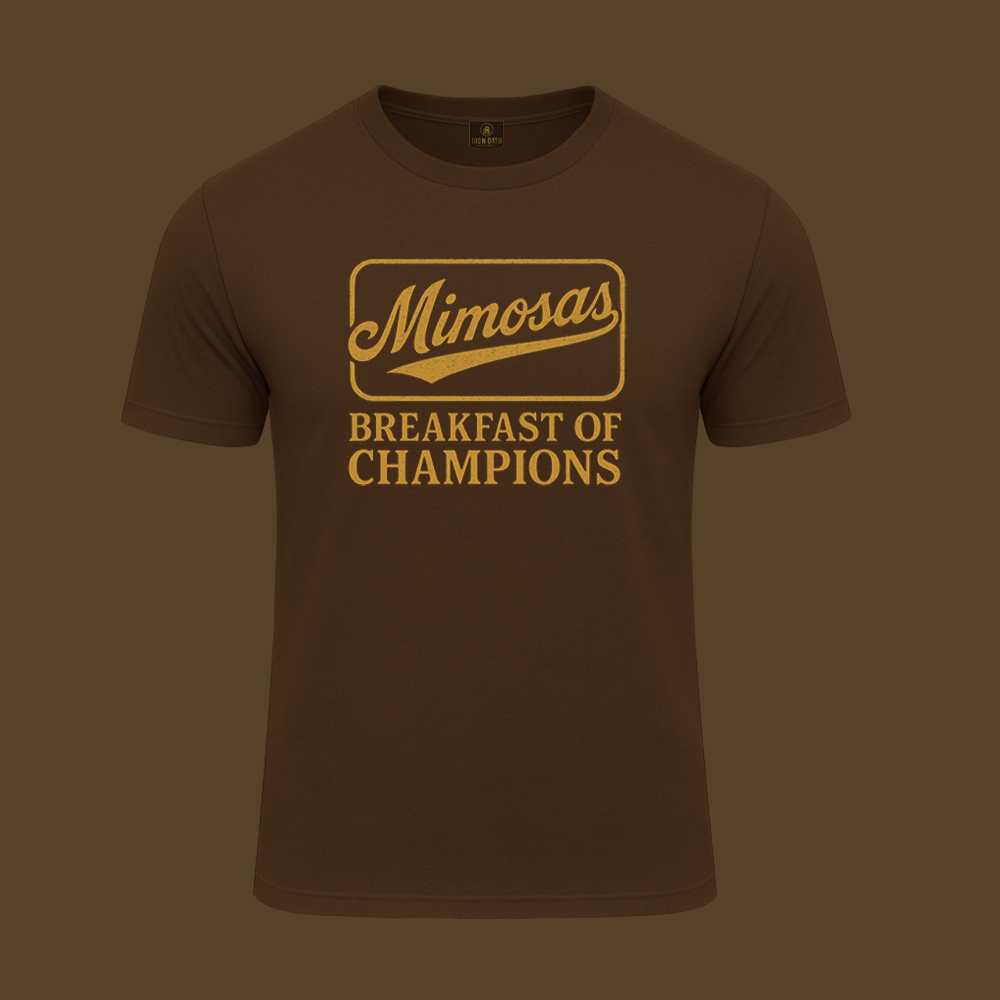 Mimosas Breakfash Of Champions T Shirt