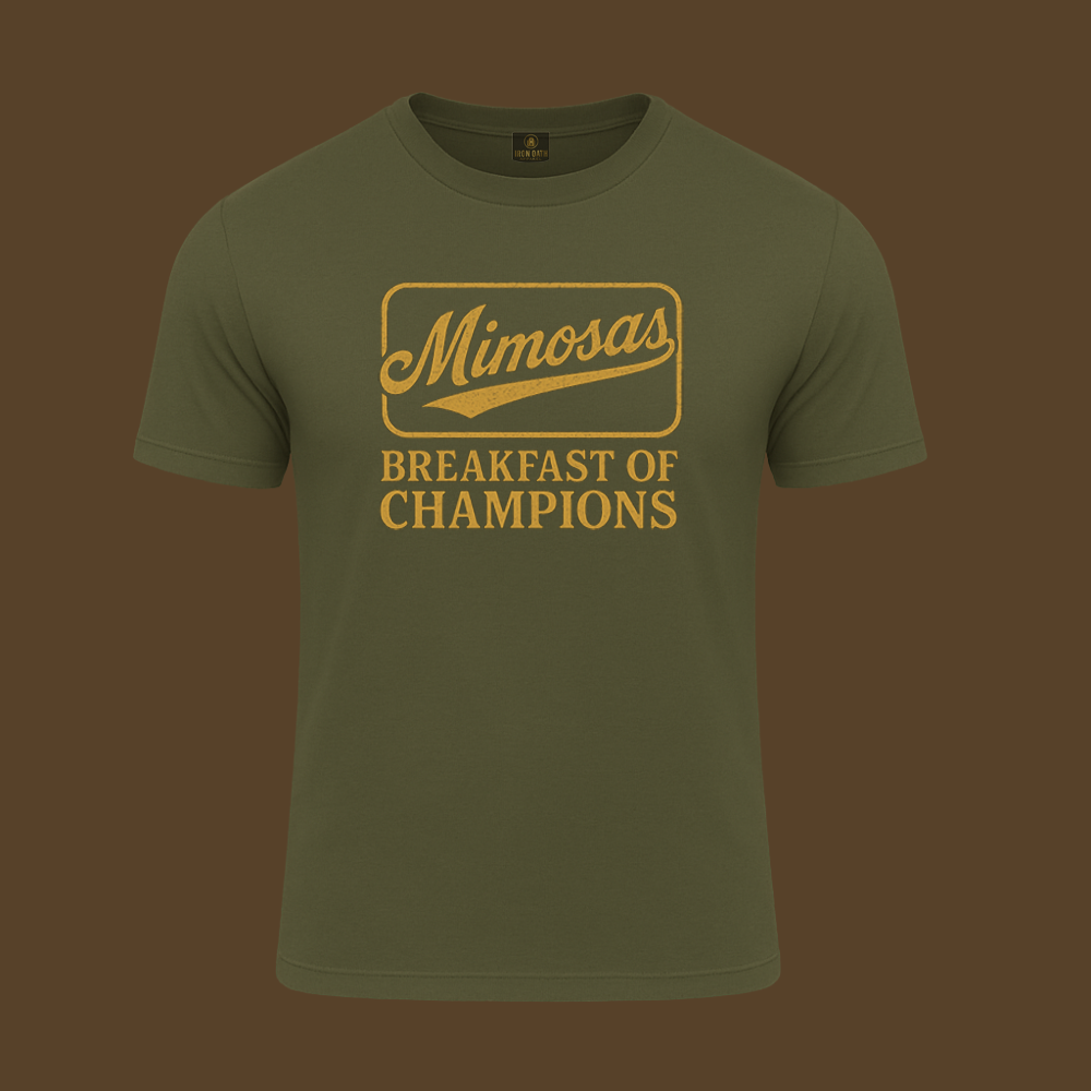 Mimosas Breakfash Of Champions T Shirt