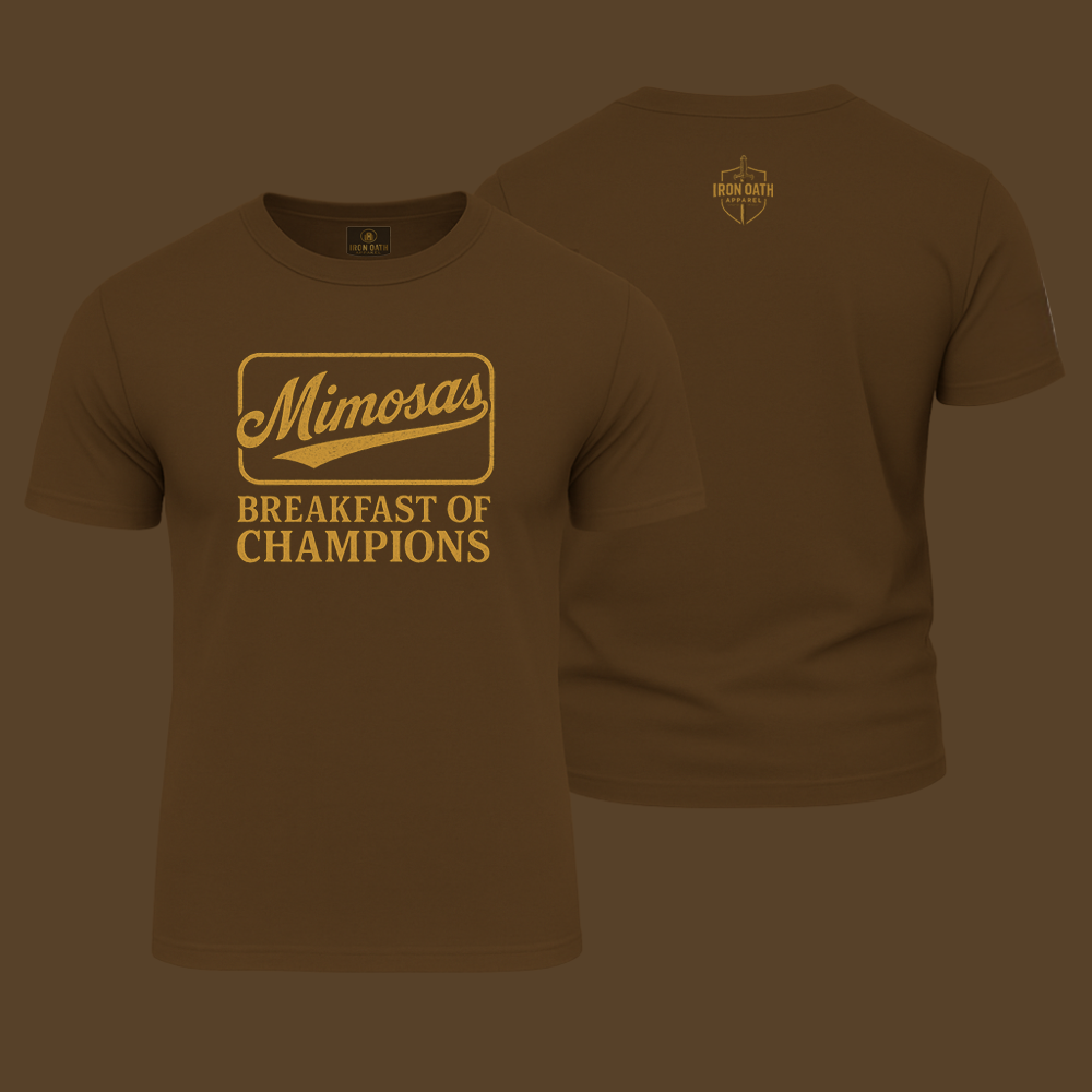 Mimosas Breakfash Of Champions T Shirt