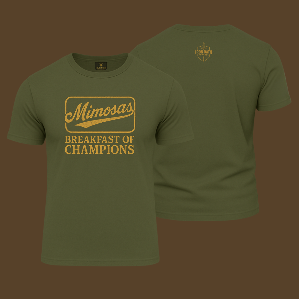 Mimosas Breakfash Of Champions T Shirt