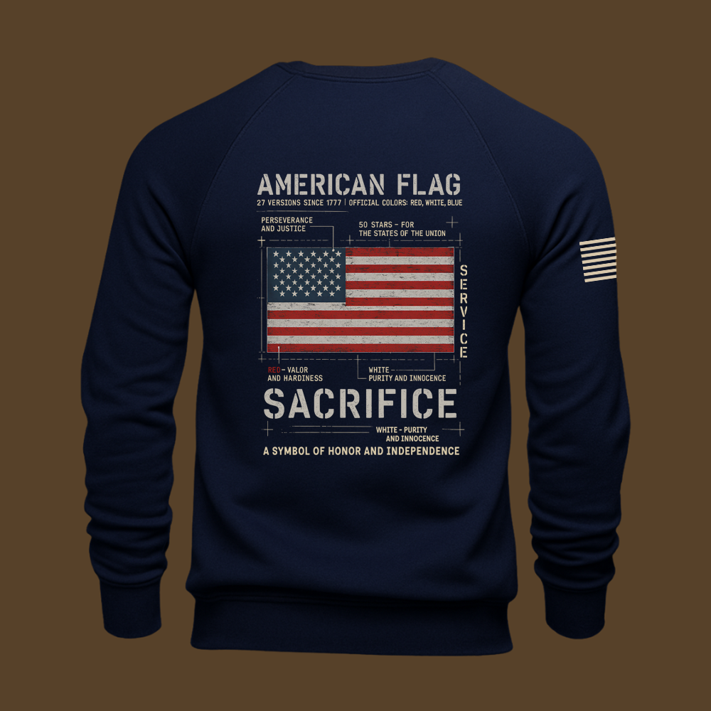 American Flag Sweatshirt