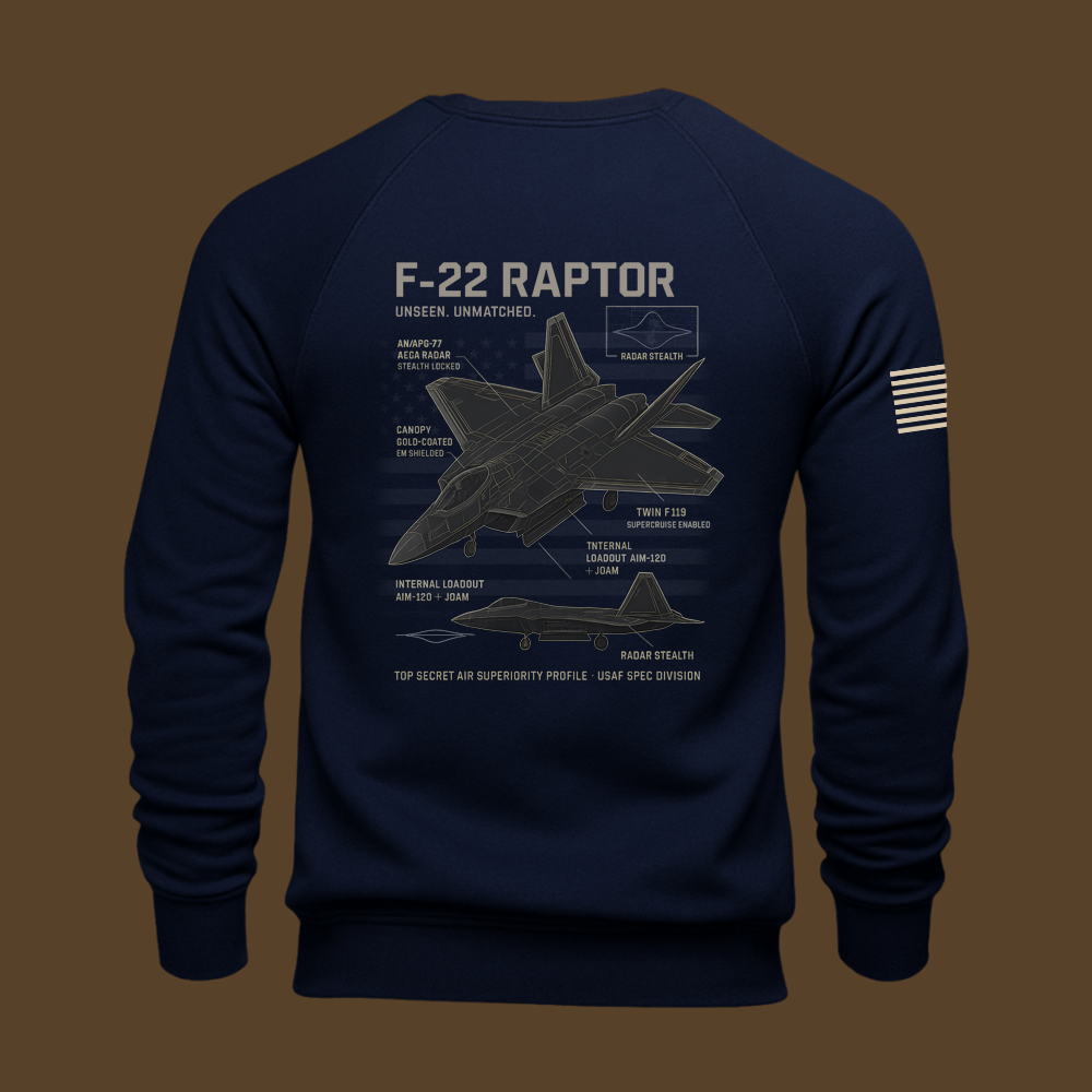 F-22 Schematic Sweatshirt