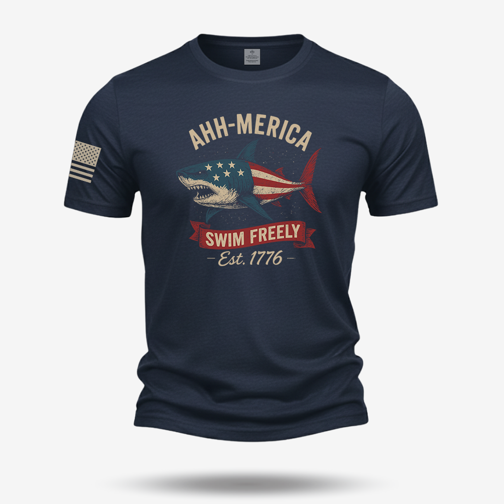 Ahh Merica Swim Freely T Shirt