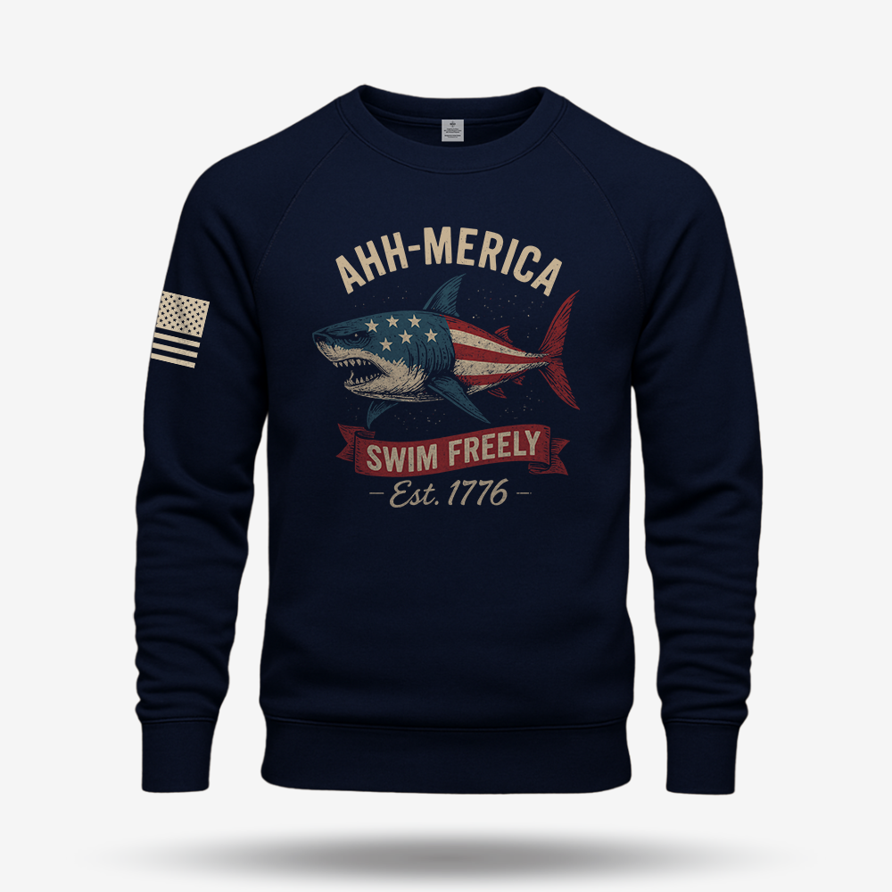 Ahh Merica Swim Freely Sweatshirt