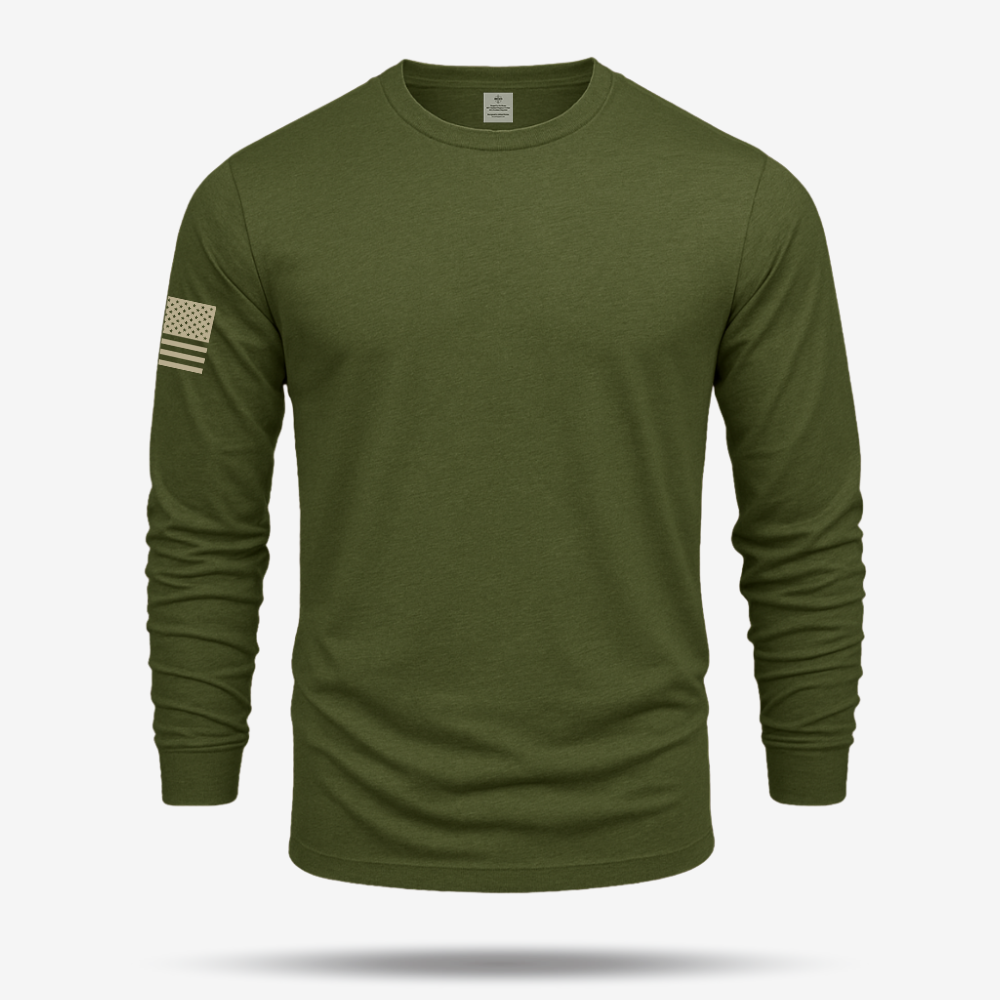 Never Underestimate An Old Man Us Army Veteran Long Sleeve