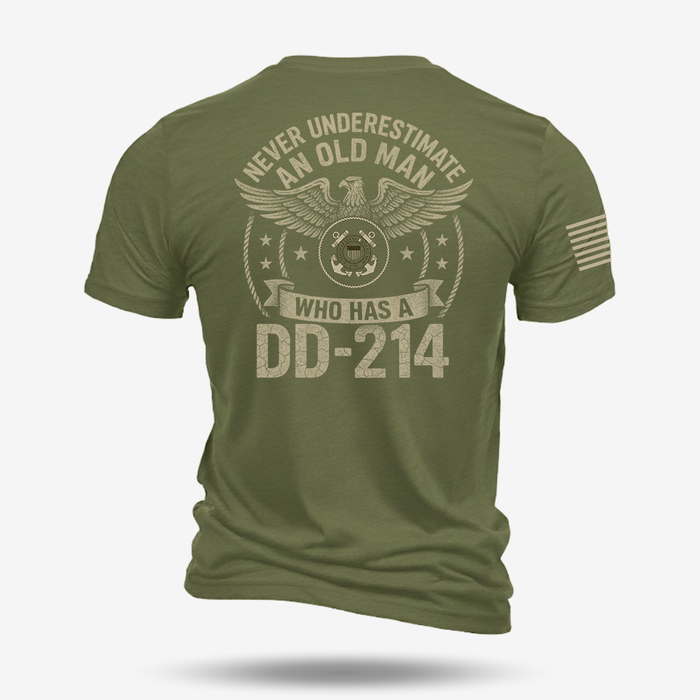Never Underestimate An Old Man Us Air Force Veteran T Shirt