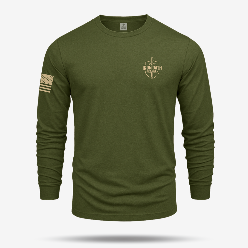 Never Underestimate An Old Man Us Coast Guard Veteran Long Sleeve