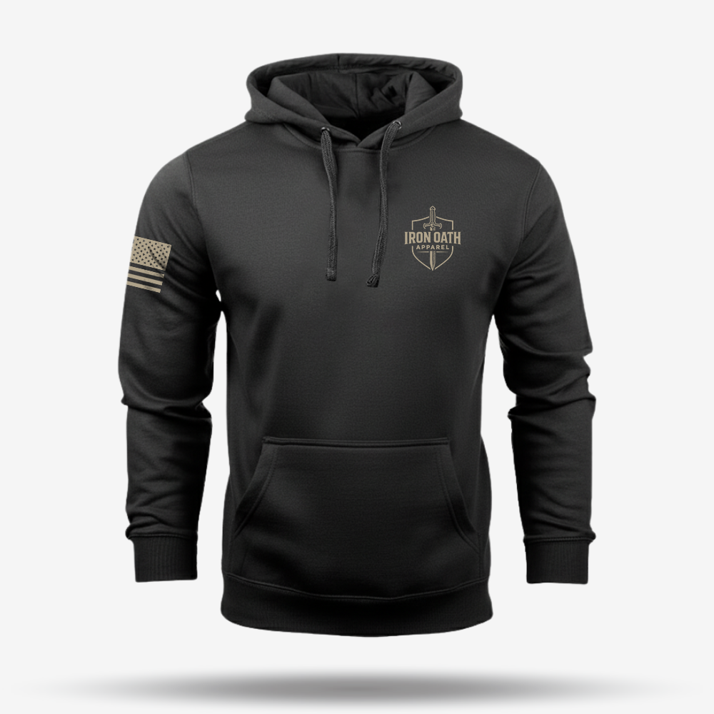 Never Underestimate An Old Man Us Marine Veteran Hoodie