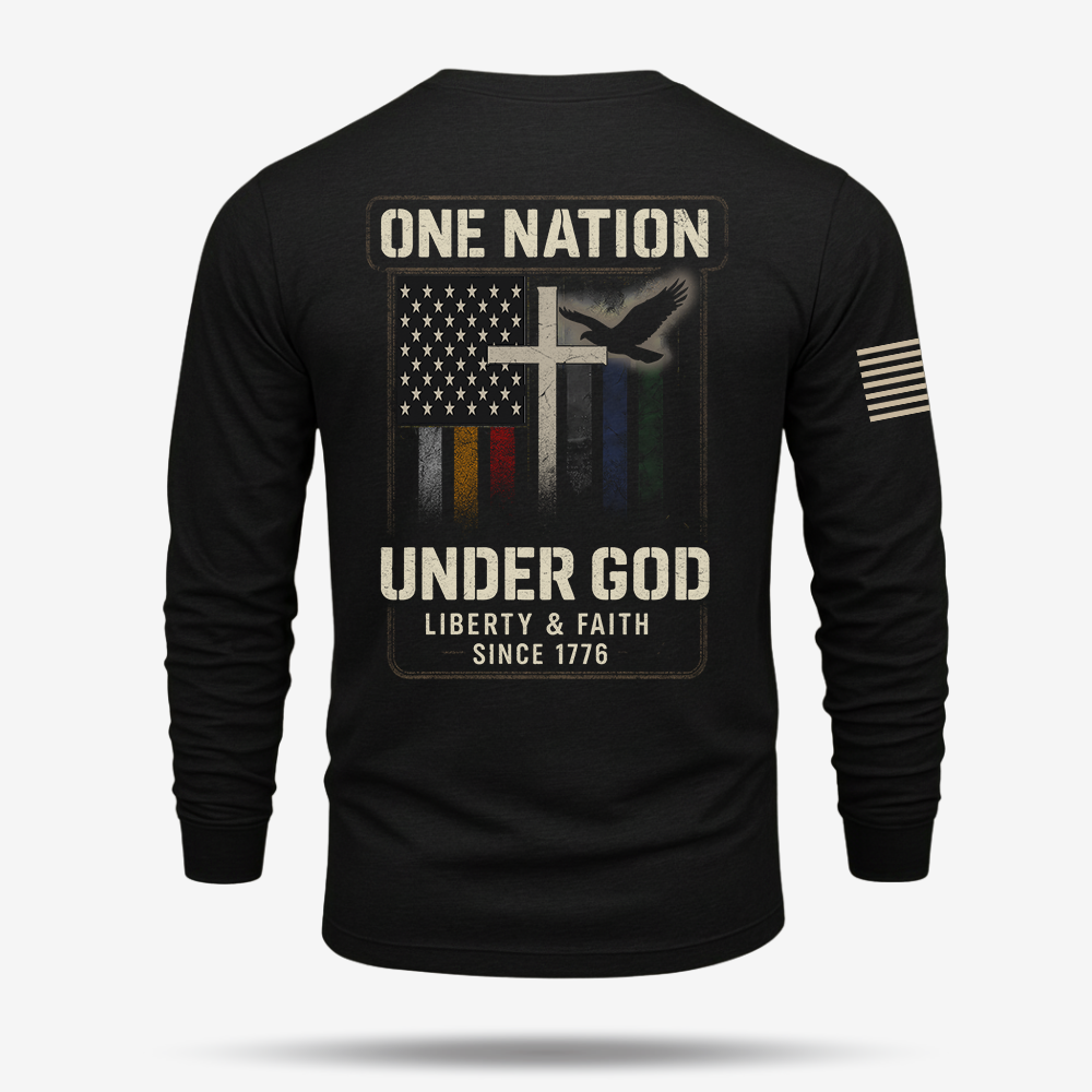 One Nation Under God Long Sleeve