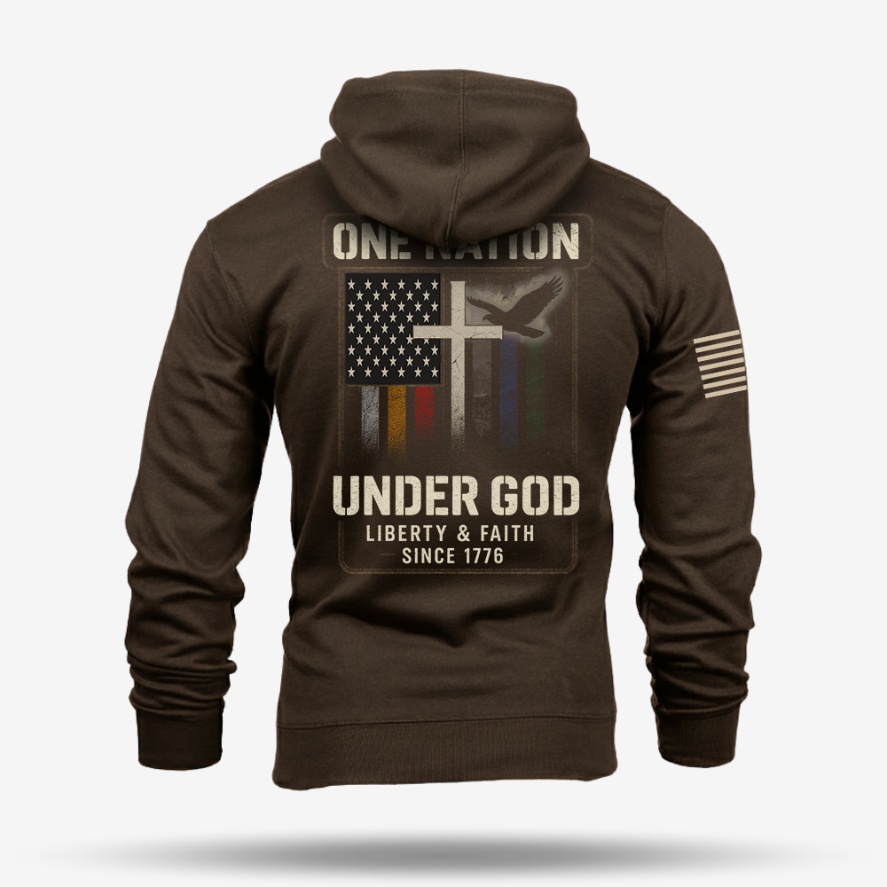 One Nation Under God Hoodie